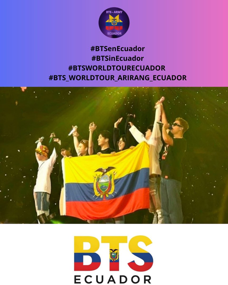 dom ⁷ 🇪🇨 VOY A VER A BTS tweet media