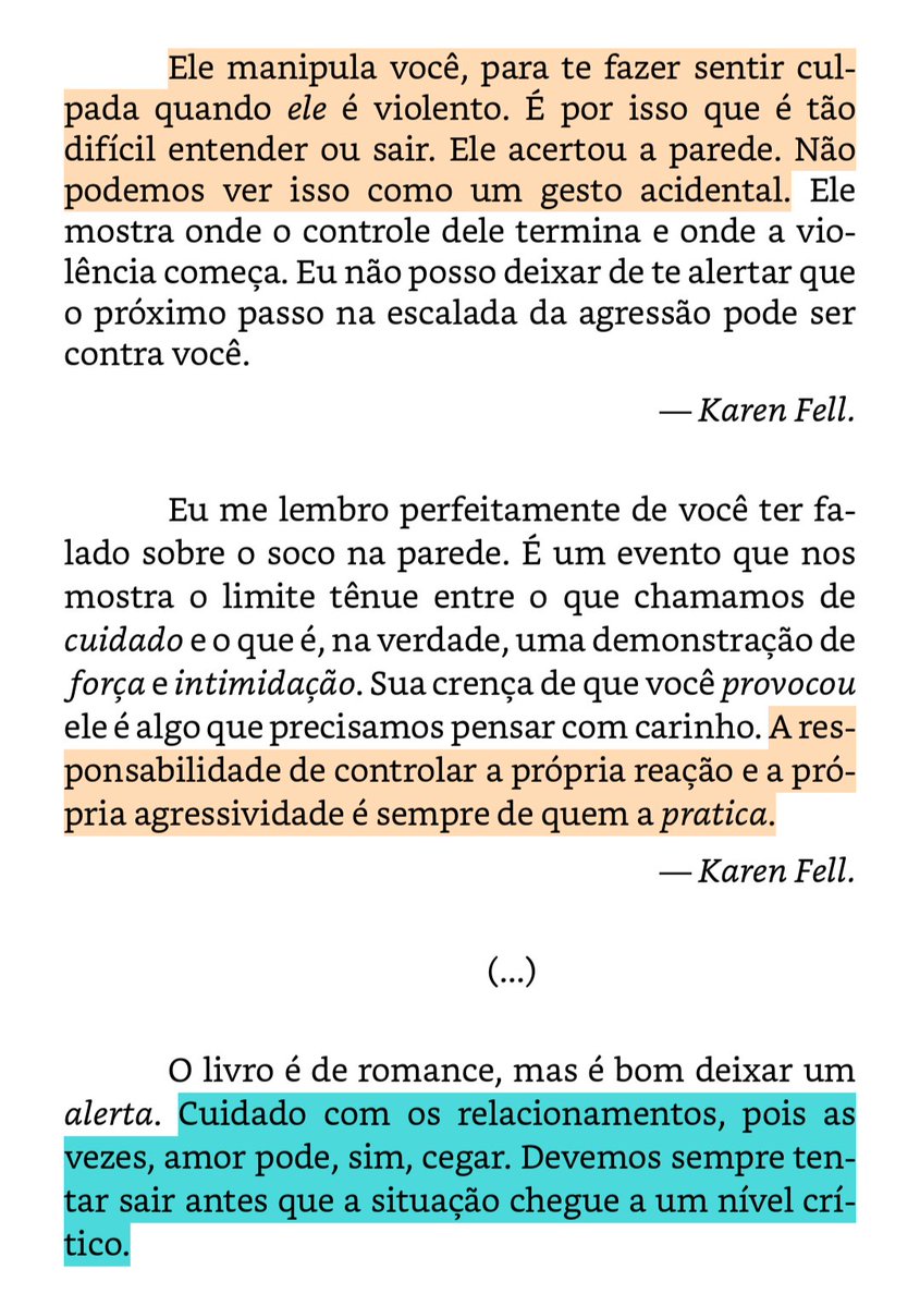 Não é só um romancezinho, o romance não é a única coisa! A personagem passa por terapia, e vou deixar o alerta de autora usando falas da psicóloga só para quem julga sem saber perceber que tem muito mais por trás desse romance para justificar o tamanho!