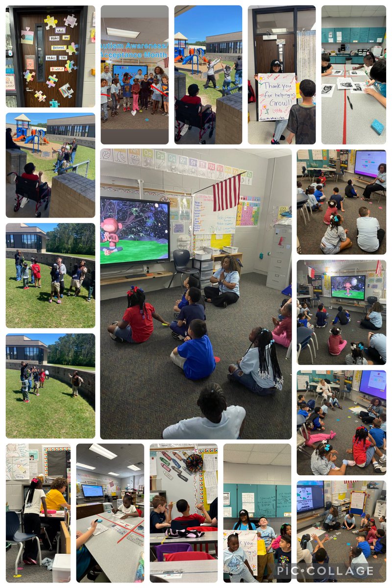 raechellw_speak's tweet photo. Speak K-1st came back growing their minds &amp; kind hearts 💙 Students are learning, building comprehension, writing, building friendships, helping peers &amp; using self-calming strategies. Celebrating Autism Awareness Month and every child’s unique gifts!
@HumbleISD_JFE @HumbleISD https://t.co/PzmRZxMSuQ