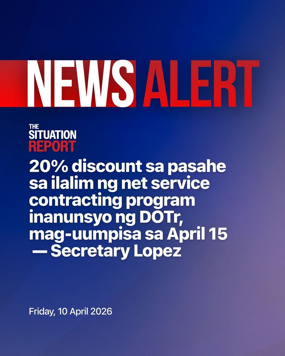 The Situation Report tweet media