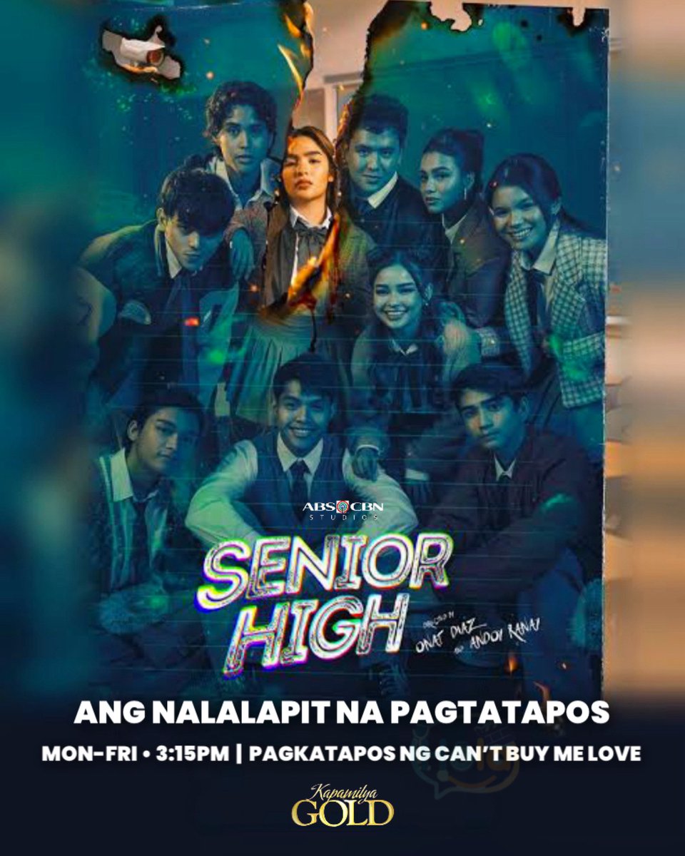 holaphofficial's tweet photo. Malulutas na ba ang misteryo o simula pa lang ito ng mas matitindi pang rebelasyon? Tutukan sa NALALAPIT NA PAGTATAPOS ng #SeniorHigh, WEEKDAYS, 3:15PM pagkatapos ng Can’t Buy Me Love sa Kapamilya Gold ng Kapamilya Channel, A2Z, KOL, at ALLTV. https://t.co/uzS8TOeN71