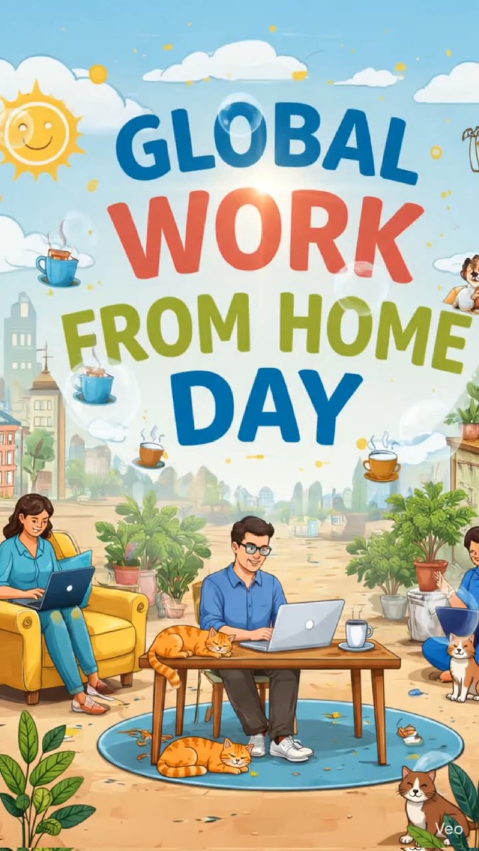 TheAmitMalik's tweet image. Work in comfort, create without limits
From cozy corners to creative spaces today celebrates the freedom to work your way. No commute, more productivity and a perfect balance of life &amp;amp; work.

#WorkFromHome #GlobalWorkFromHomeDay #RemoteWorkLife #WorkFromAnywhere #DigitalLifestyle
