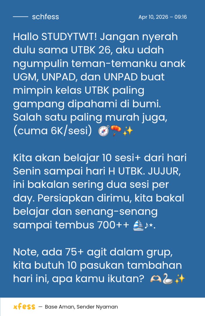 Schoolfess tweet media