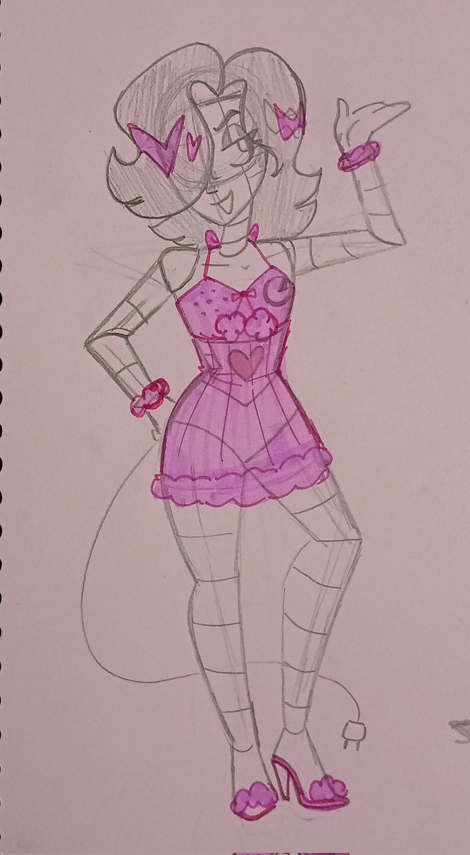 i think i like this design for him idk #utdr #mettaton