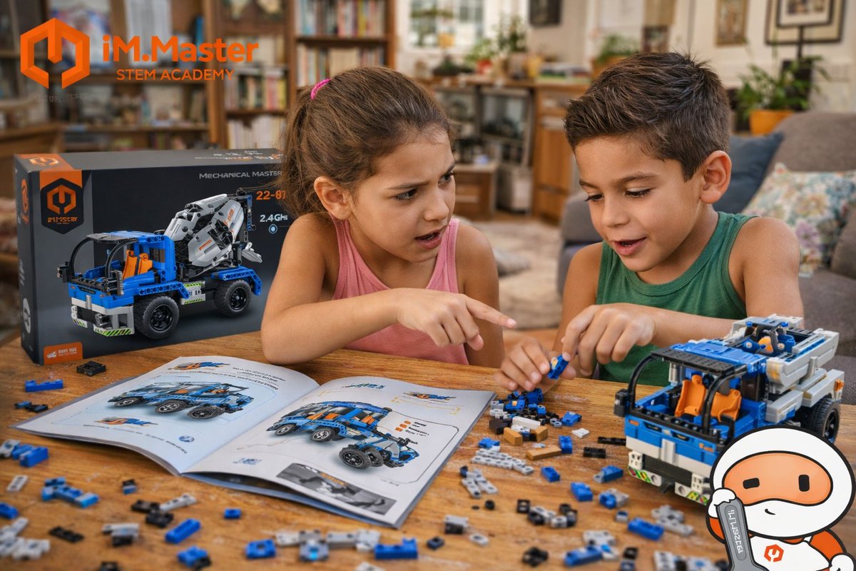 HugoLee5868's tweet image. 写入
“¡Así no!” 😄
“¡Es así!”
2 niños. 2 ideas.
1 set iM.Master 2 en 1.

No hay una sola forma de construir.
#iMMaster #IMMASTER #immaster #STEM #Buildingblock #LearningByDoing #STEAMtoys