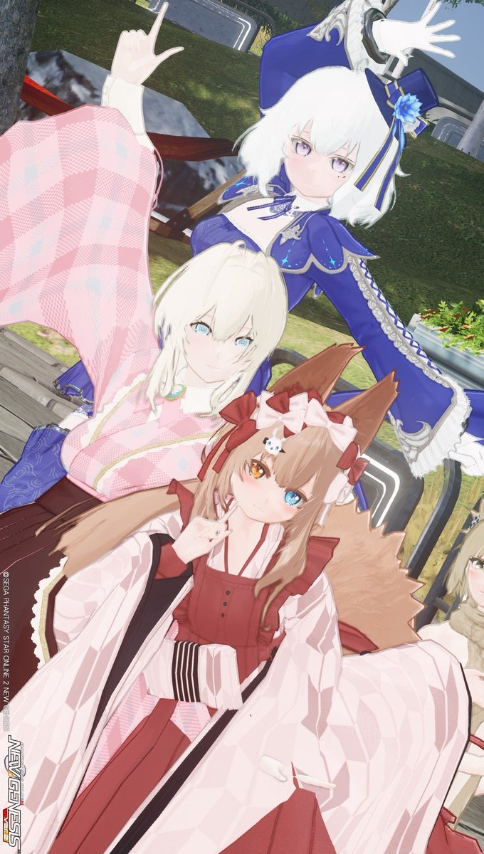 凪さんが体験で入団しましたー！

これからもよろしくお願いします✨✨
一緒にCS巡りしたりつくったりしたいね🥳

#PSO2NGS_SS 
#メンテの日じゃないけどssを貼る 
#チームおひるね日和