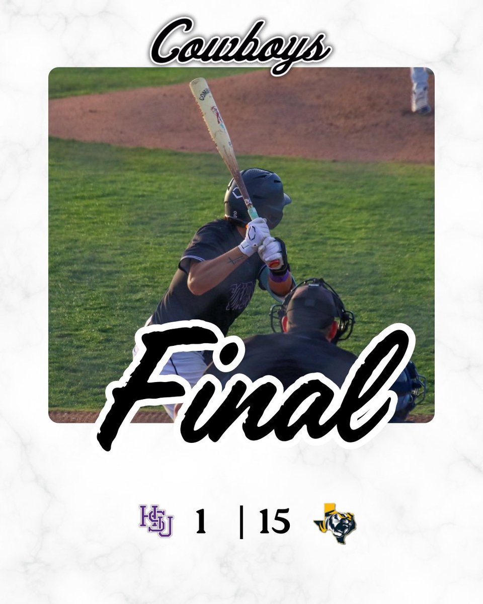 hsutxbaseball's tweet image. Cowboys Drop Game 3 Against ETBU

#Rentisdue #Cowboybaseball