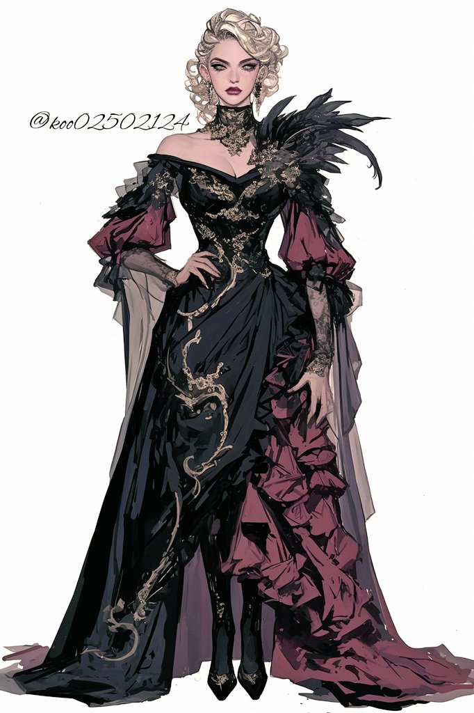 koo02502124's tweet image. ダークパターン

#ドレスデザイン　#ダーク