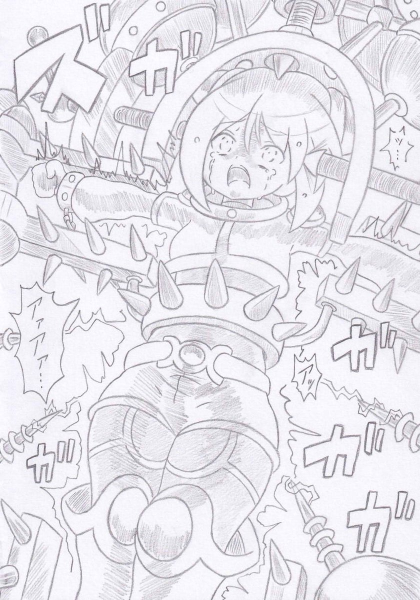 遊戯王OCGよりバイサーデスバイサーショックサイガール、コミッションの依頼で描かせていただきました 