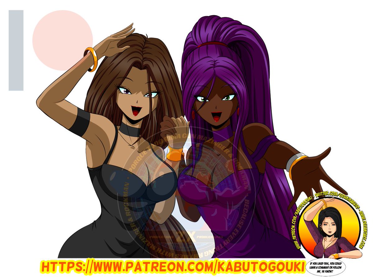 GoukiKabuto's tweet image. #Inks for april´s #DragonBall page +color peek of #android18 &amp;amp; #Bulma Panel
#anime #fanart #doujinshi #AkiraToriyama #hotgirl #chichi #black #genderbender #tftg #waifu #goku #female #transformation #super #bimbo #latina #raceswap #saiyan #ethnicitychange #DAIMA #lazuli #clubgirl