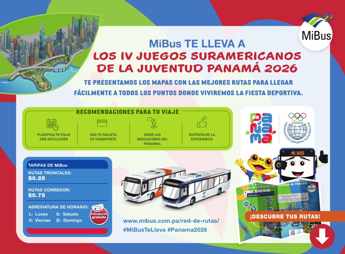 IV Juegos Suramericanos de la Juventud Panamá 2026 tweet media