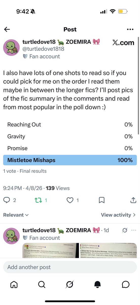 turtledove18 🐢 ZOEMIRA 🎀 tweet media