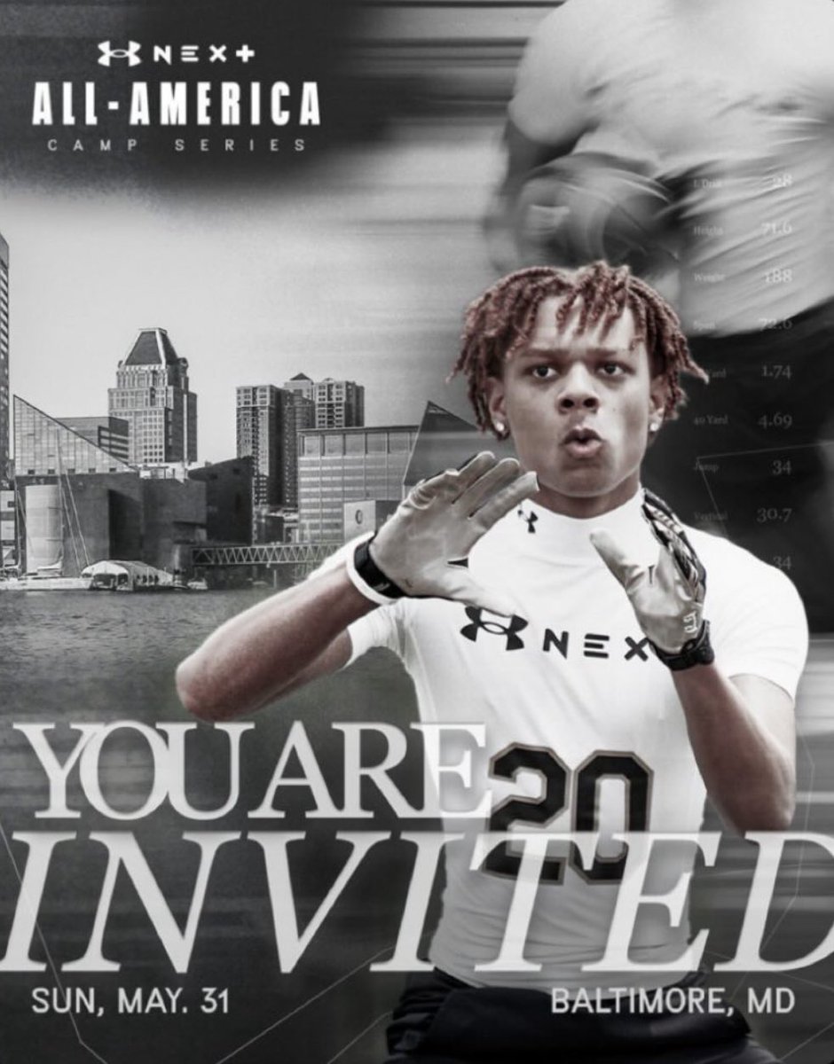 2flyDarrin's tweet photo. Blessed to receive a invite to the UA-next camp @TheUCReport @TomLoy247 @JalanSowell @UANextFootball @ONEWAYINC1 https://t.co/pqBBhtORiX