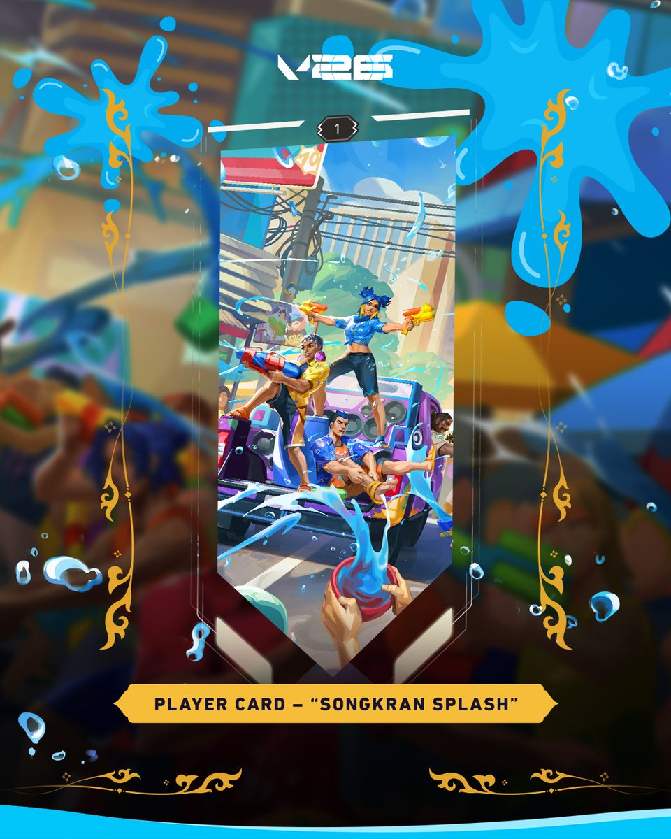 VALO2ASIA's tweet image. 🇹🇭 VALORANT Thailand celebrates Thai New Year in Bangkok with Maha Songkran 2026 from April 12-15!

Featuring Heart, Jungt, SuperBusS, and BOOMBURAPA, the event brings together T-POP personalities, local creators, and fans in the heart of the city.