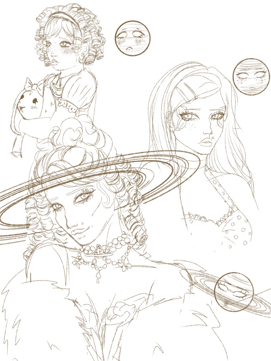 PlanetXisSexy's tweet image. Aw Saturn in all stages of her life🥺🥺🥺
#solarballs #saturn