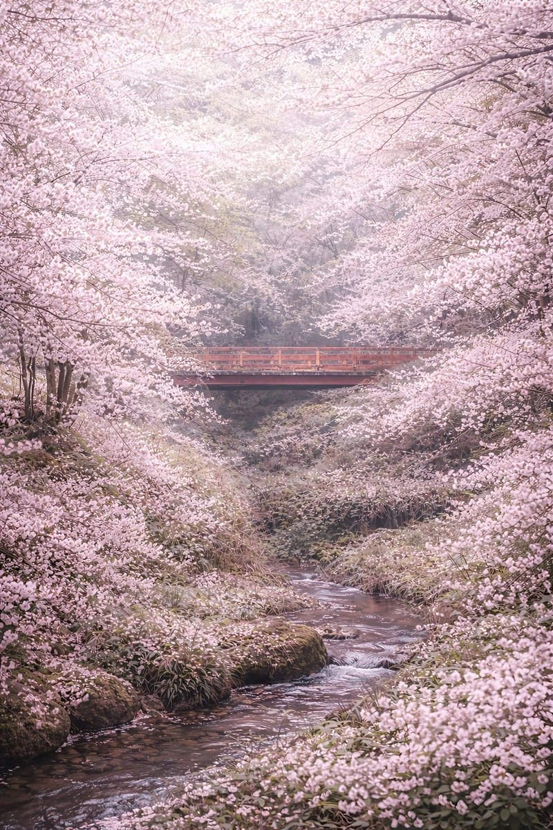 桃源郷のような春の景色 🌸