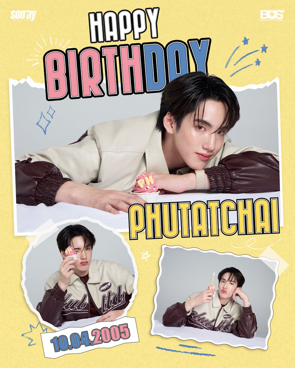 Happy Birthday to <a href="/phutatchai/">phutatchai</a> 🎂

โตขึ้นอีกปีแล้ว ขอให้มีแต่ความสุข และสดใสแบบนี้อีกต่อไปเรื่อย ๆ นะครับ 🫳🏻👦🏻

#HappyPHUTATCHAIDay
#PHUTATCHAI
#BUSbecauseofyouishine