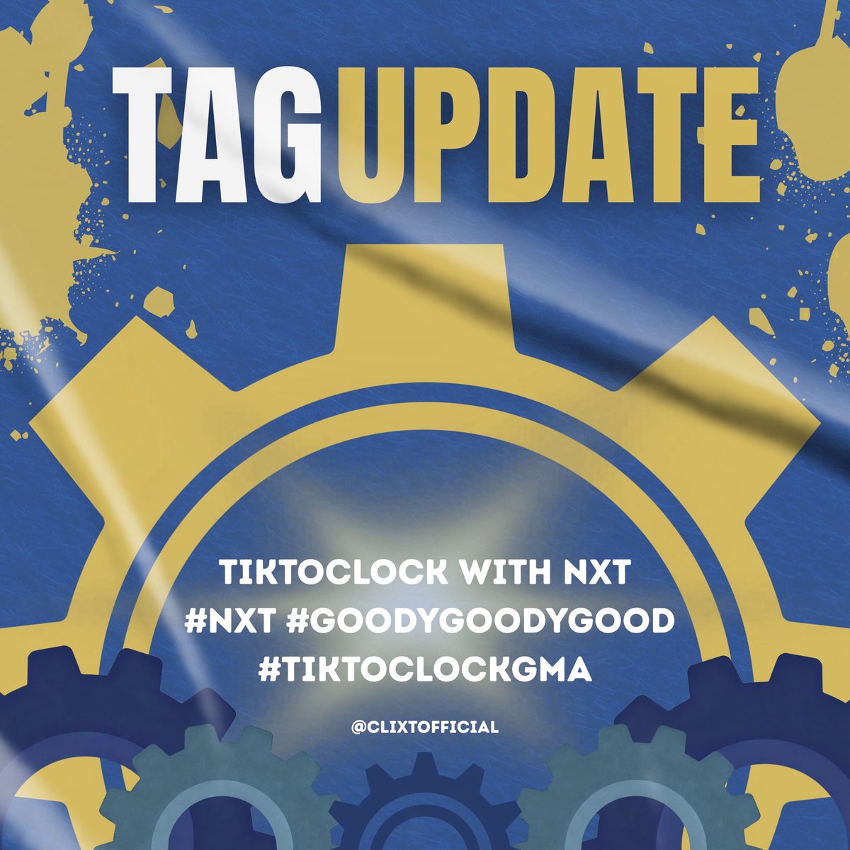clixtofficial's tweet photo. Nandito na ang kilig this morning!
Catch NXT as they light up TiktoClock this 11:00 AM! 🔥✨

Let’s show our love, Tiktropa &amp; Clixts!

TIKTOCLOCK WITH NXT
#NXT #GoodyGoodyGood
#TiktoClockGMA https://t.co/jF3BpObVK6