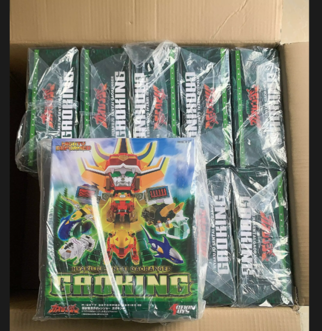 JQ_TREND's tweet photo. 即納 おもちゃ Action Toys MIGHTY DEFORMED  百獣戦隊 牙吠连者 牙吠王 GAOKING
予約分以外残り3点、今日発送可能
https://t.co/a0ZclN5esk

＃ActionToys
＃GAOKING
＃百獣戦隊
＃MIGHTYDEFORMED https://t.co/r1pO9riOy6