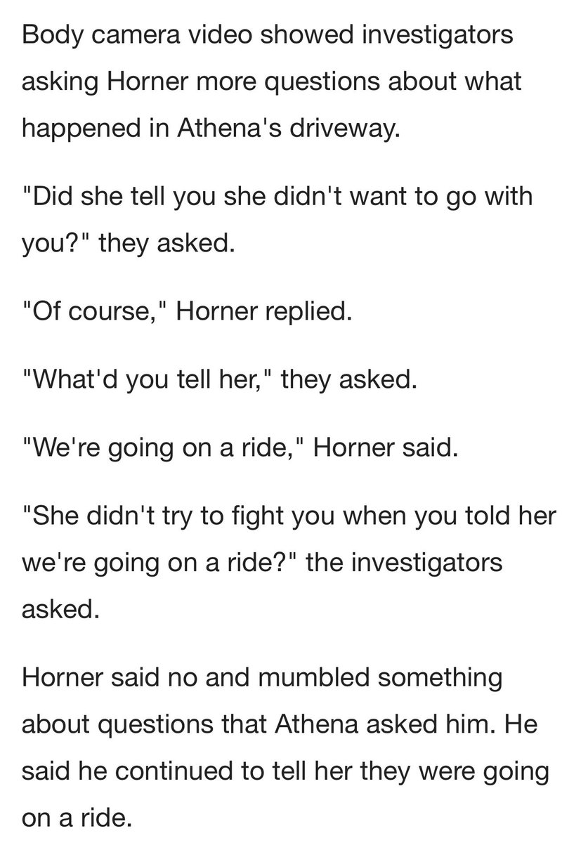 901Lulu's tweet image. Athena Strand did not want to get into the van. She told Tanner Horner that she did not want to go with him. He told her they were going on a ride. She continued to ask him questions. 😭 Somehow he got her in there and she never made it out alive. #texas