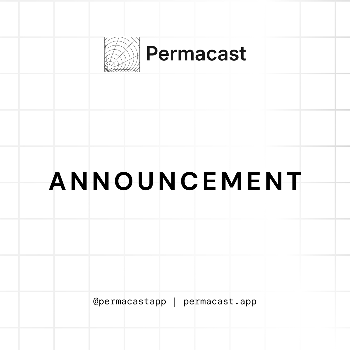 Permacast.app tweet media