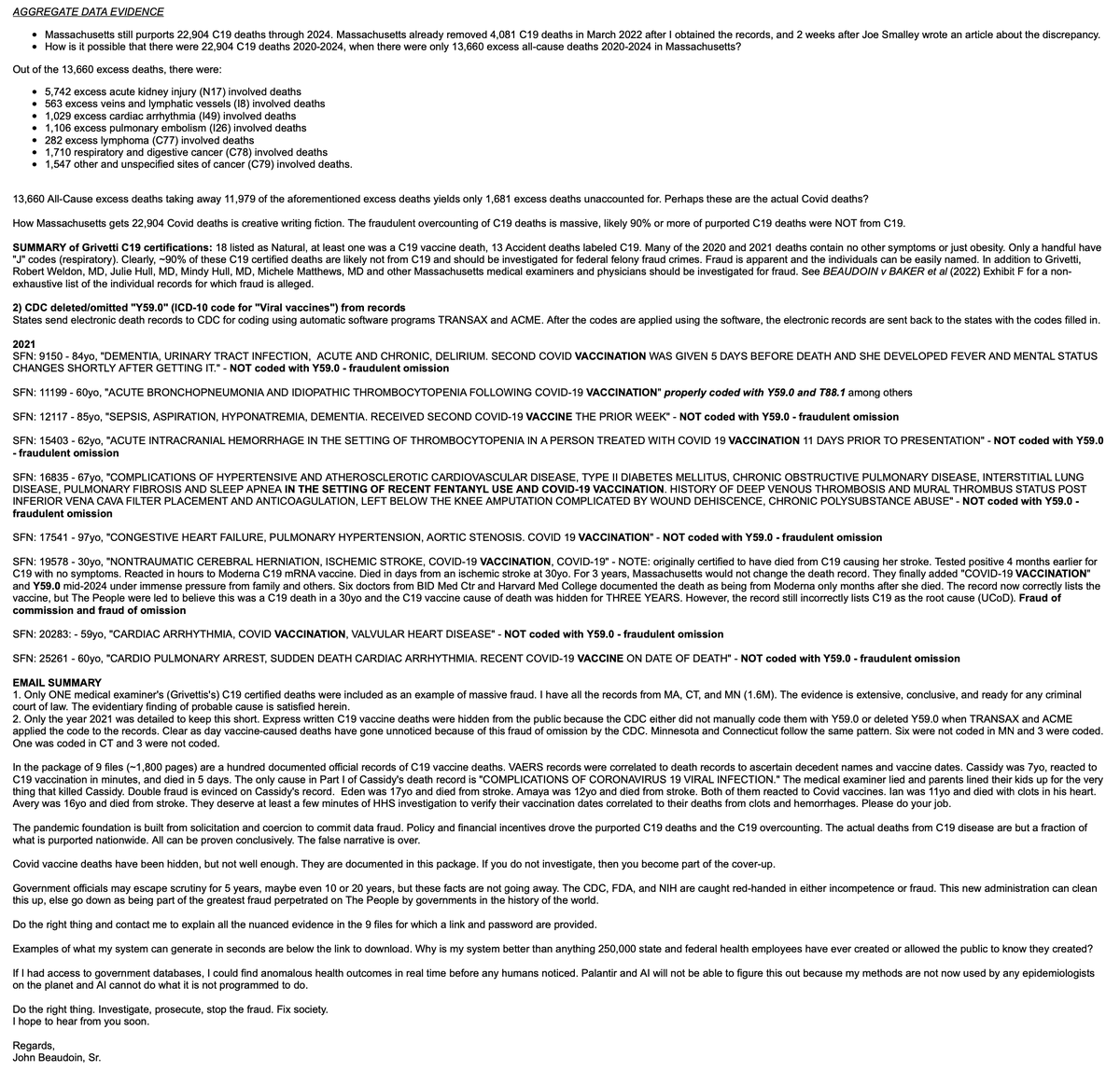 John Beaudoin, Sr., The Real CdC, The Last Boomer tweet media