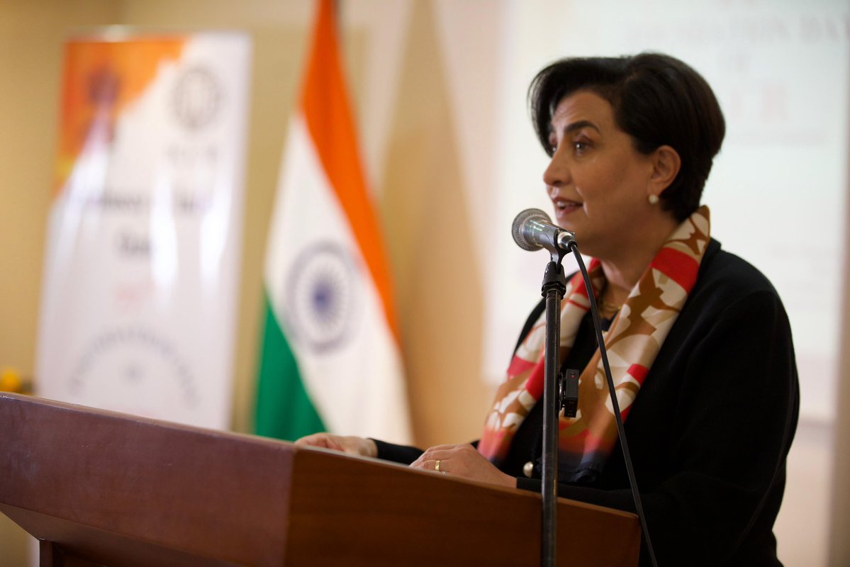 Durante el evento, destacó el fortalecimiento de las relaciones bilaterales, subrayando la apertura oficial de la Embajada de la India en Quito, en noviembre de 2025, que contó con la presencia del ministro de Estado 🇮🇳 Pabitra Margherita.