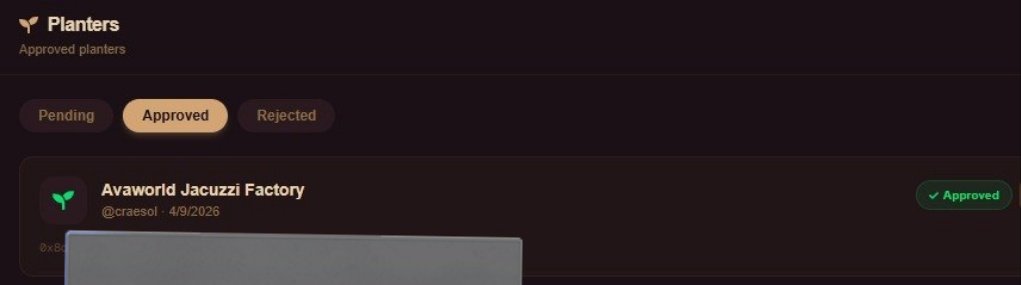 MoversMap's tweet image. Attention Mappers 🫡

A new treasure planter has just been approved

Suspect may or may not be @craesol 👀

Hopefully he plants treasures worth $1M across the MAP else no Jacuzzi for @avaworld16 😜