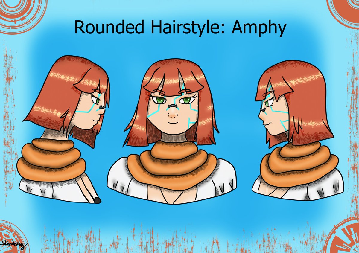 Different Hairstyle Bust redeem for my viewer Genie
#art #referencesheet #bustart