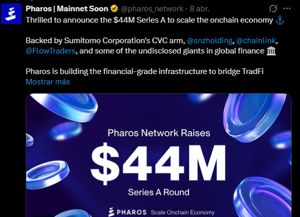 Fosky68's tweet image. ⚜️ Algo importante que añadir, y es que hace poco obtuvieron 44M de la ronda de financiación 🙂

⚜️ Eso le hace estar con más de 52M levantados, que no es poca cosa.

⚜️ Vi que hasta hace poco podíamos reclamar WL en #Layer3, pero acabó hace poco 🙃
Se trataba de 500 spots