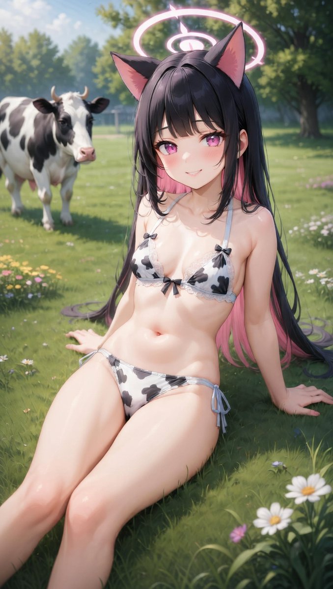 HentesLeag87391's tweet image. 今日はちょっと田舎気分🐄🌸でも気をつけて…すべての猫が見た目どおり無邪気とは限らないよ😉ちょっとしたイタズラ心もね😈Today I’m in a bit of a countryside mood 🐄🌸But be careful… not every cat is as innocent as it looks 😉a little bit of mischief 😈
#catgirls #neko #cow #animal
