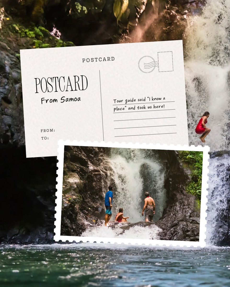 RepPlusUK's tweet image. Wish you were here! xoxo, Samoa

Start planning your picture-perfect Samoan holiday: samoa.travel 

#DiscoverBeautiful 
#Samoa #BeautifulSamoa #Travel #BucketListDestination #RepPlusClient #PacificIsland #Postcards