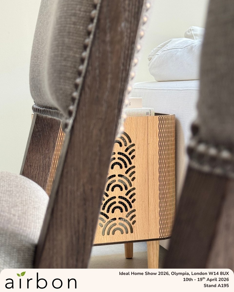 AirbonPurifier's tweet photo. IT'S HERE!! 

We are so excited to be launching our Aura Series at the @ideal_home_show TODAY! 🎉✨

So much more to come, watch this space! 👀

Come see us at Stand A195 at Olympia London from the 10th–19th April 🙌

#Airbon #AuraSeries #IHS2026 https://t.co/gnV6LhZwGz