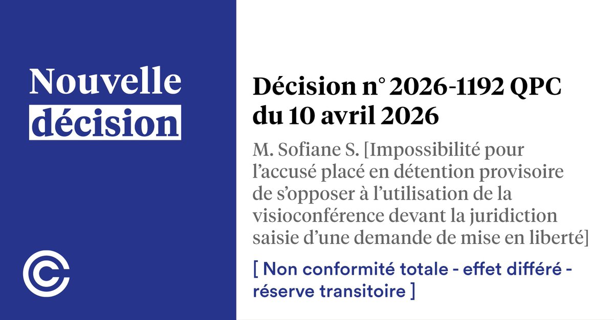 Conseil constit tweet media