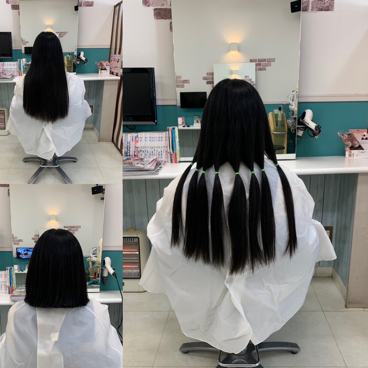 wingfour4's tweet photo. 入間市からご新規でヘアドネーションでご来店頂きましたSさんは中学2年生のバレー部に所属です。お父さんの薦めで初ヘアドネーションで31cmの髪をご提供頂きましたSさん部活頑張って下さい
https://t.co/7pBC1EJhNK
#狭山市ヘアサロン
#狭山市美容室
#狭山市美容院
#ウイングフォー
#ヘアドネーション https://t.co/IrpNvTuQQq