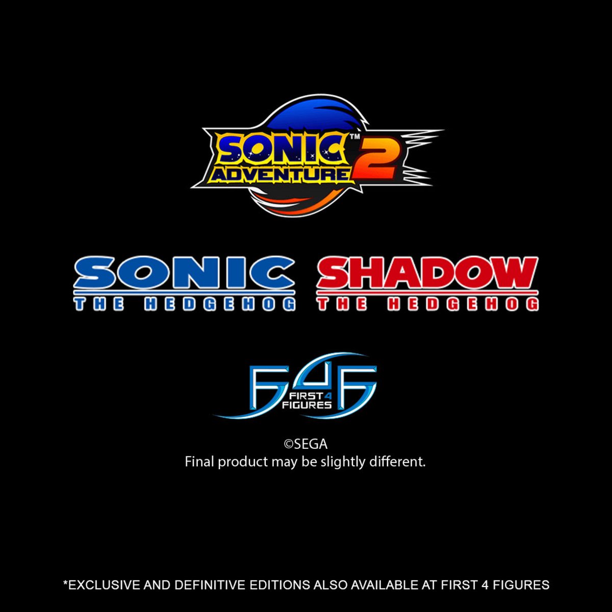 SONIC ADVENTURE 2 PRE-ORDERS OPEN IN 13 DAYS!

Sonic the Hedgehog and Shadow the Hedgehog from Sonic Adventure 2 are officially joining the lineup!

SAVE THE DATE: 23rd April 2026

We’ve got you covered with three stunning editions.

Get $10 off: first4figures.com/products/sonic…