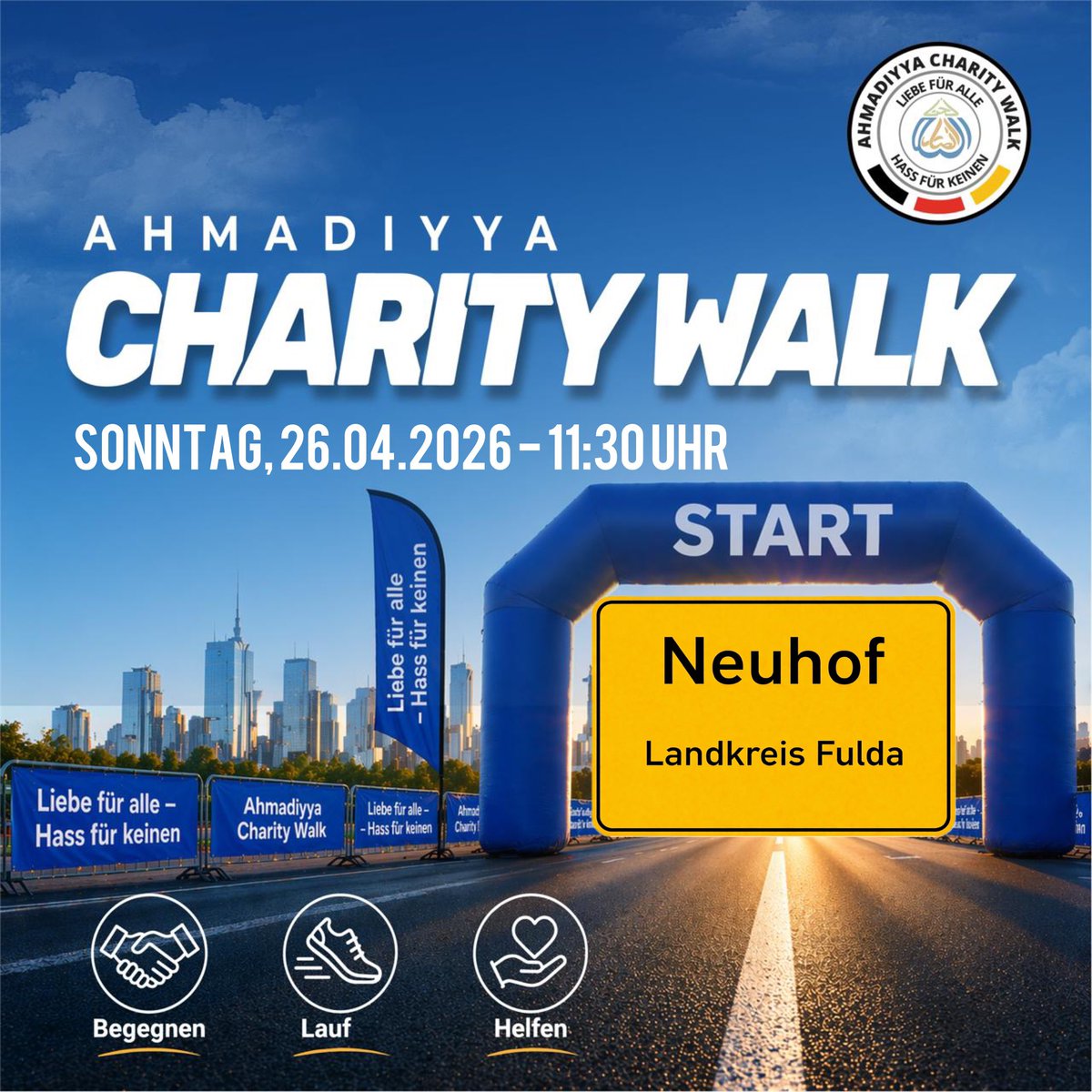 Ahmadiyya Charity Walk tweet media