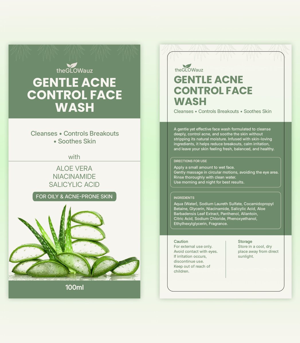 beutilize's tweet photo. Showing you how the label design I made for a skincare product looked when it was brought to live.

The skincare product is a soft and natural face wash. It is an acne control and cleansing face wash for both male and female.

The colors, fonts and product package design were https://t.co/f52jsnKFrF