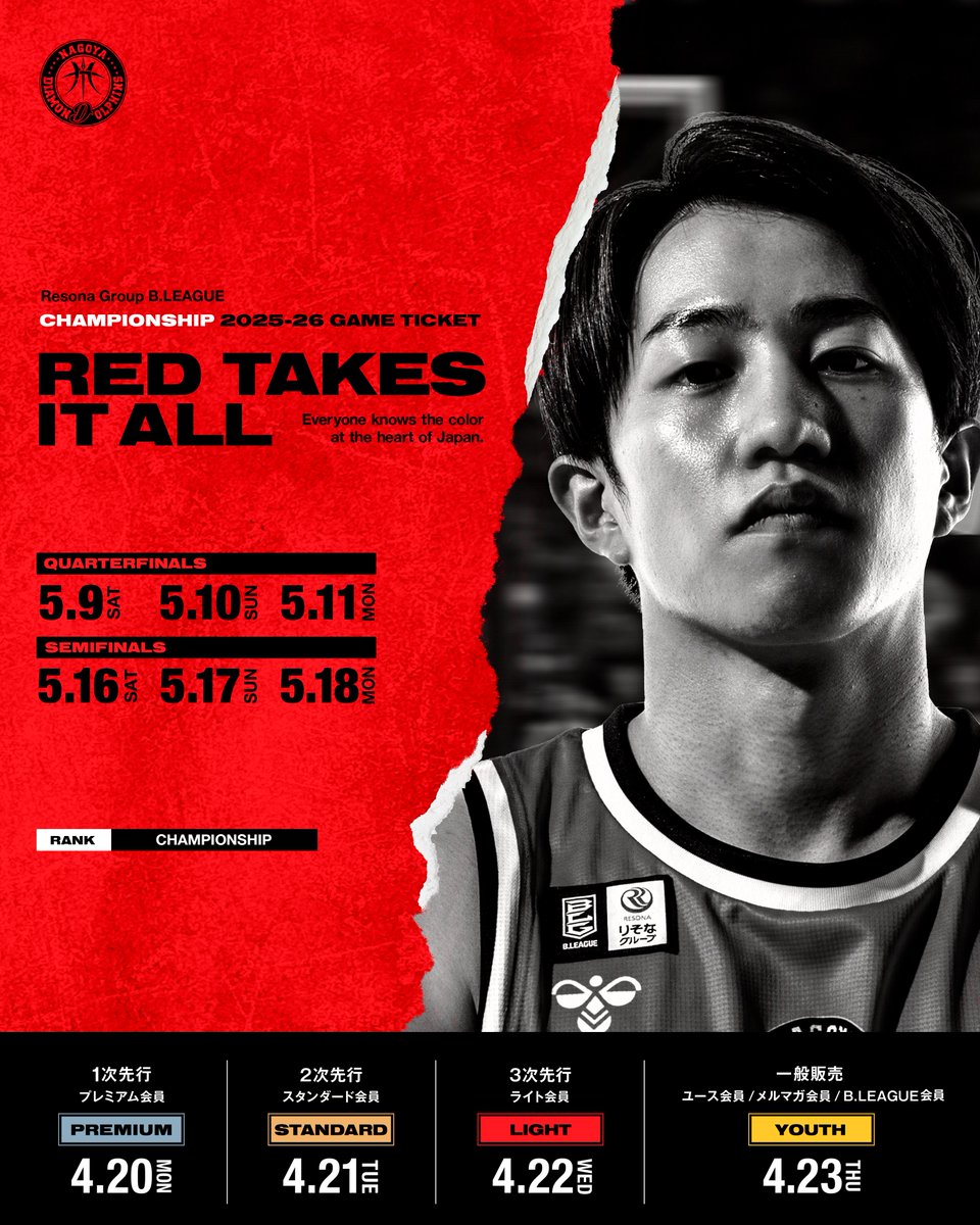 名古屋ダイヤモンドドルフィンズ 公式 tweet media