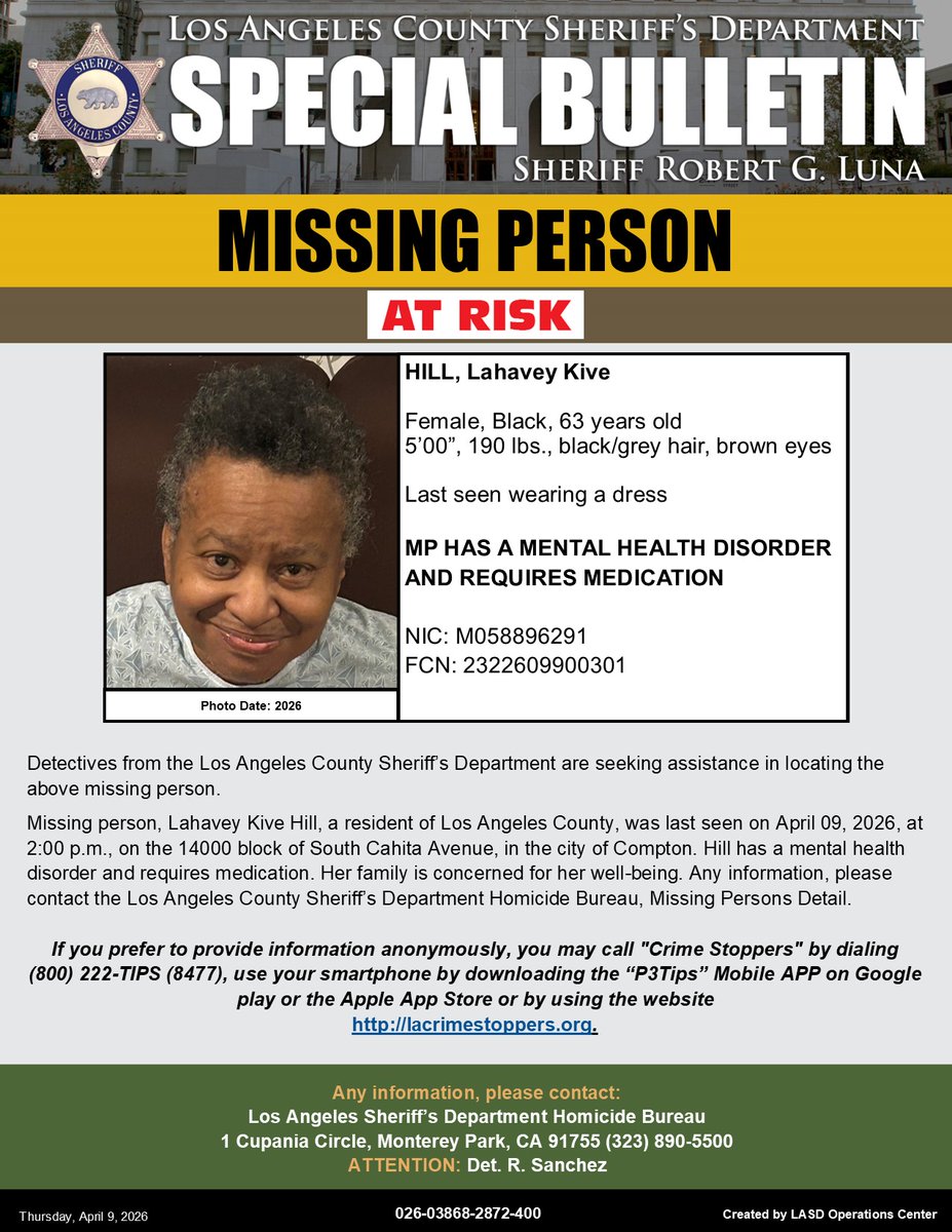 LA County Sheriffs tweet media