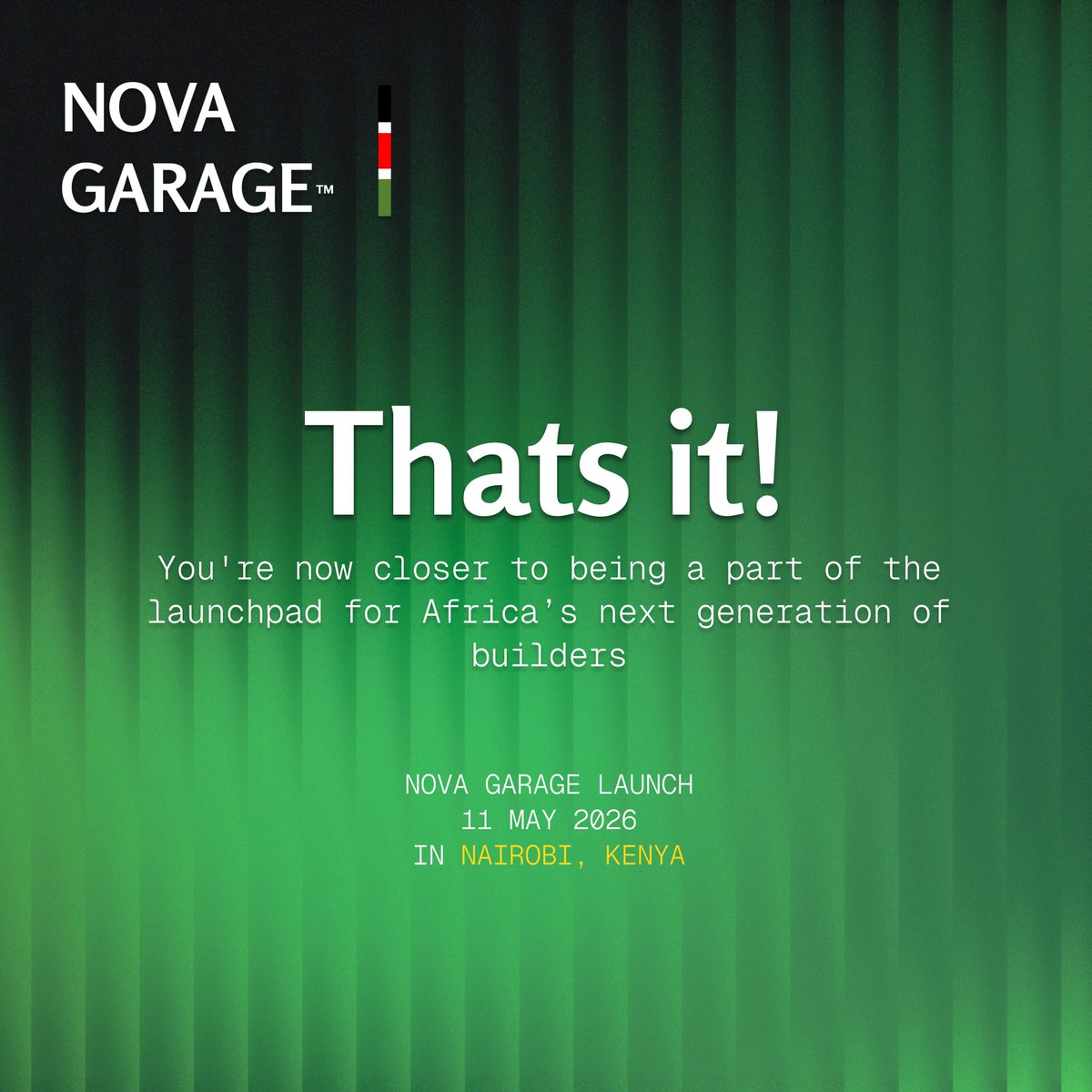 Nova Garage tweet media