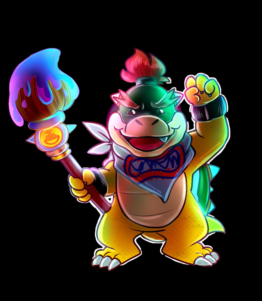 NatsukoThemun's tweet image. Wanted to post my parts from @itslulu_arts 's art collab we did with some friends!

The result is amazing!!! Love it⭐️
#supermariogalaxymovie #supermarioartcollab #collab #supermario