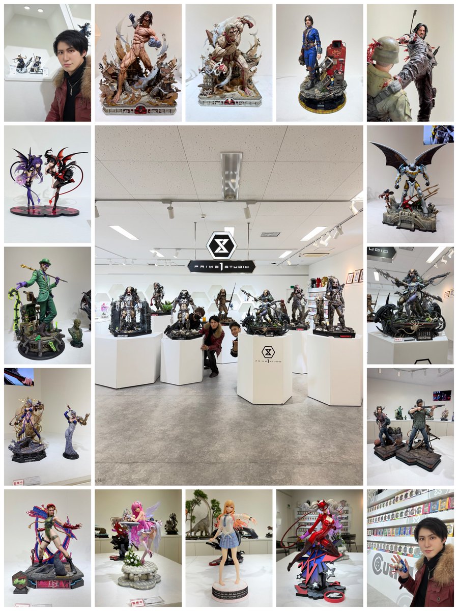 kourld's tweet image. プレデターたちの間から失礼します

Prime1Studioさんの新作展示会にご招待していただきました！
今回も圧倒的な存在感とクオリティーの作品ばかりでした！(個別でも紹介します)

新作ではないですがゴールデンカムイの杉元と尾形もいて嬉しかった(家にもいる)

#Prime1Studio #NLSXVII #PRISMAWING