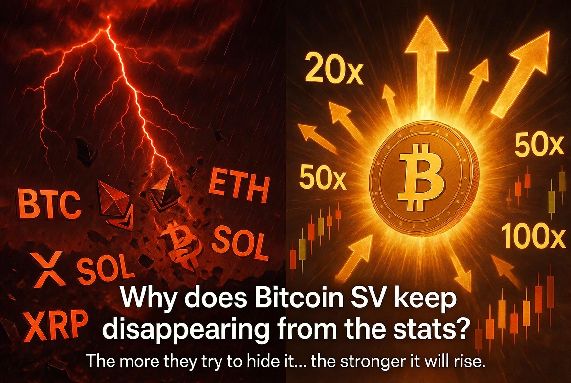 🚨 Why does Bitcoin SV keep “disappearing” from the stats? Whenever BSV ...