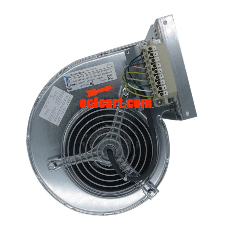 OCFcart's tweet image. Built for the toughest industrial cooling jobs 🔥
ebmpapst D2D160-BE02-14
✔ High static pressure
✔ Strong continuous airflow
✔ Ultra-durable design
Ideal for inverters &amp;amp; heavy machinery.
Shop genuine → ocfcart.com/fans-ebm-papst…
#IndustrialFan #AxialFan #DCFan #CoolingSolution