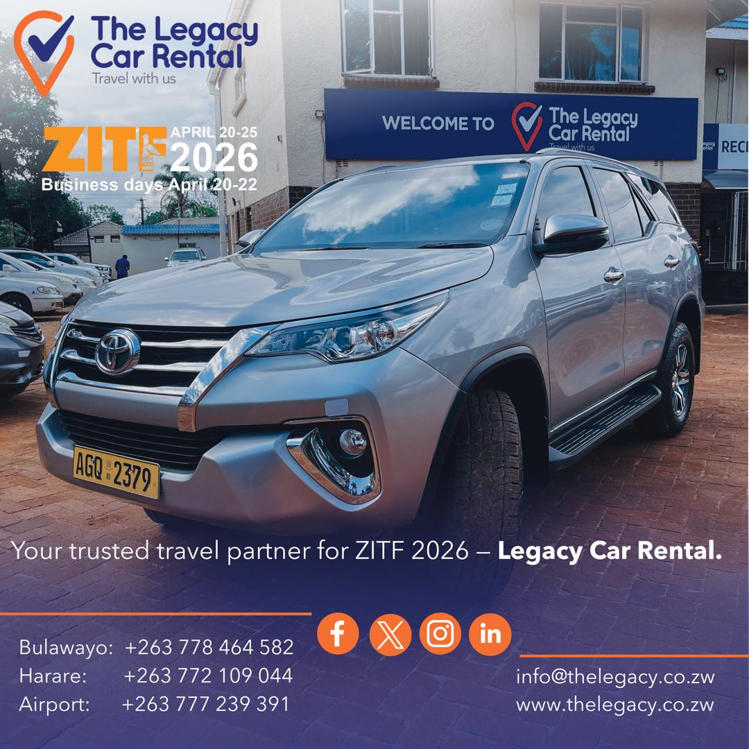 legacy_rental's tweet image. ZITF 2026 is almost here! Is your transport sorted?
Avoid the chaos and partner with the best. The Legacy Car Rental is your trusted partner for ZITF 2026.

WhatsApp us now to secure your ZITF booking before we're fully booked!
#zitf2026 #TravelWithUs #booknow #rentacar #Bulawayo
