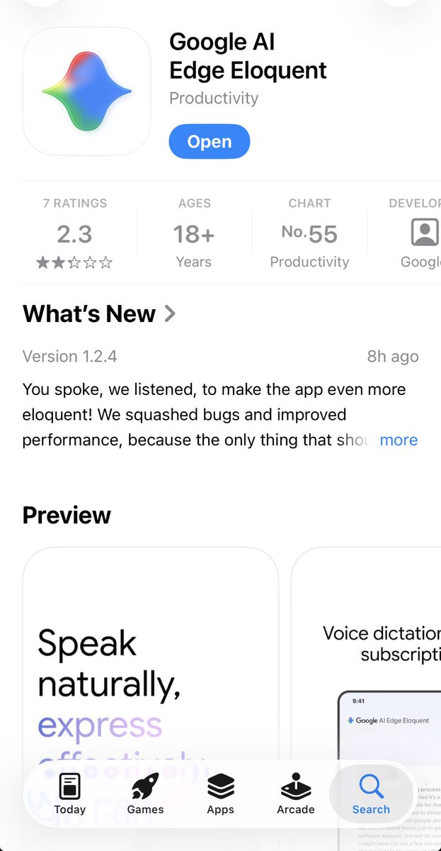 imacuriosguy's tweet image. This is a game changer. 
Never experienced a better speech to text app than this. 
Free
Data is on your machine 
Super accurate
Try it to believe
Thank me later 
#apps #useful