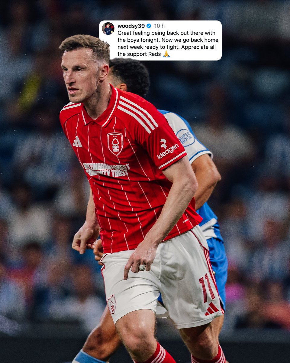 Great to see you back out there, Woody. ❤️