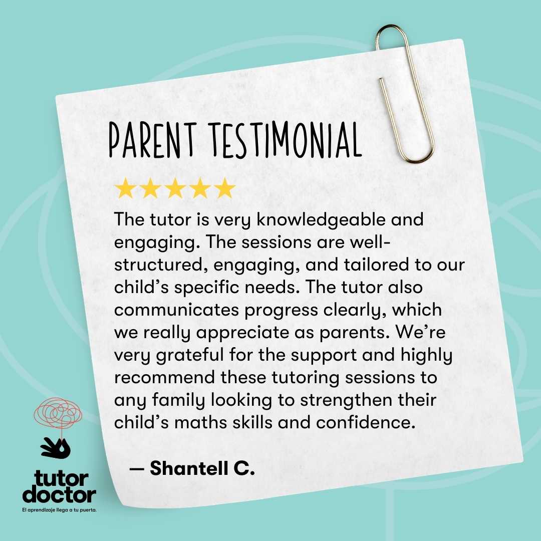Thank you, Shantell! We’re so pleased to hear the sessions are engaging and tailored to your child’s needs. Clear progress updates and the right tutor match help students build confidence and strengthen their maths skills.

#StudentConfidence #MathsSupport #PersonalisedLearning