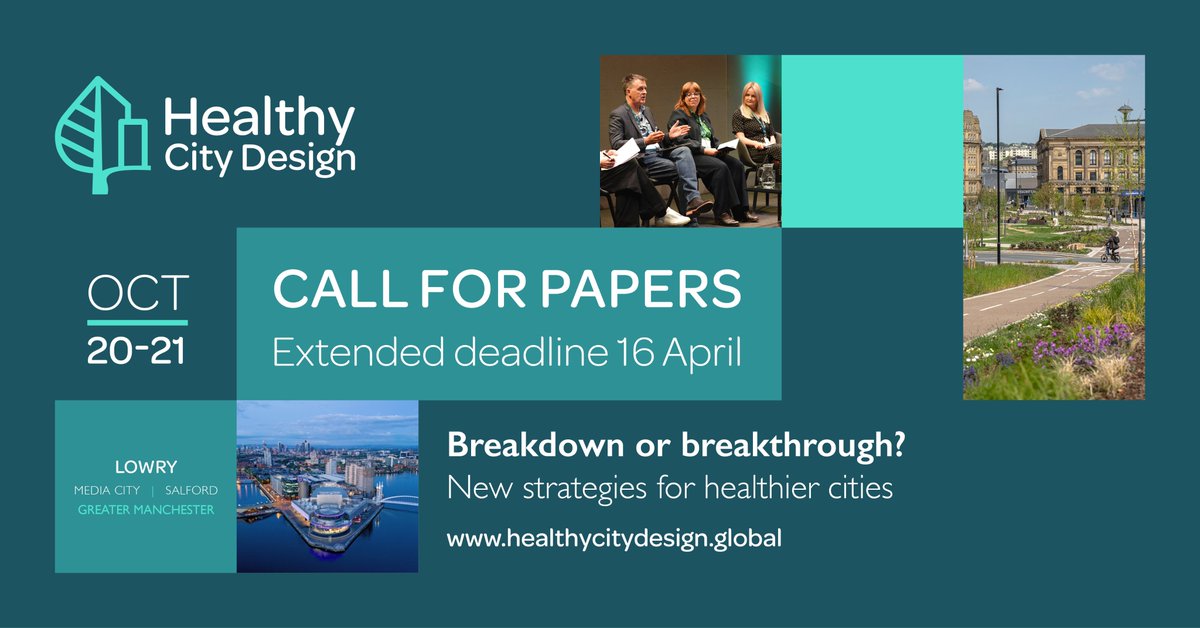 Healthy City Design 2026 International Congress tweet media
